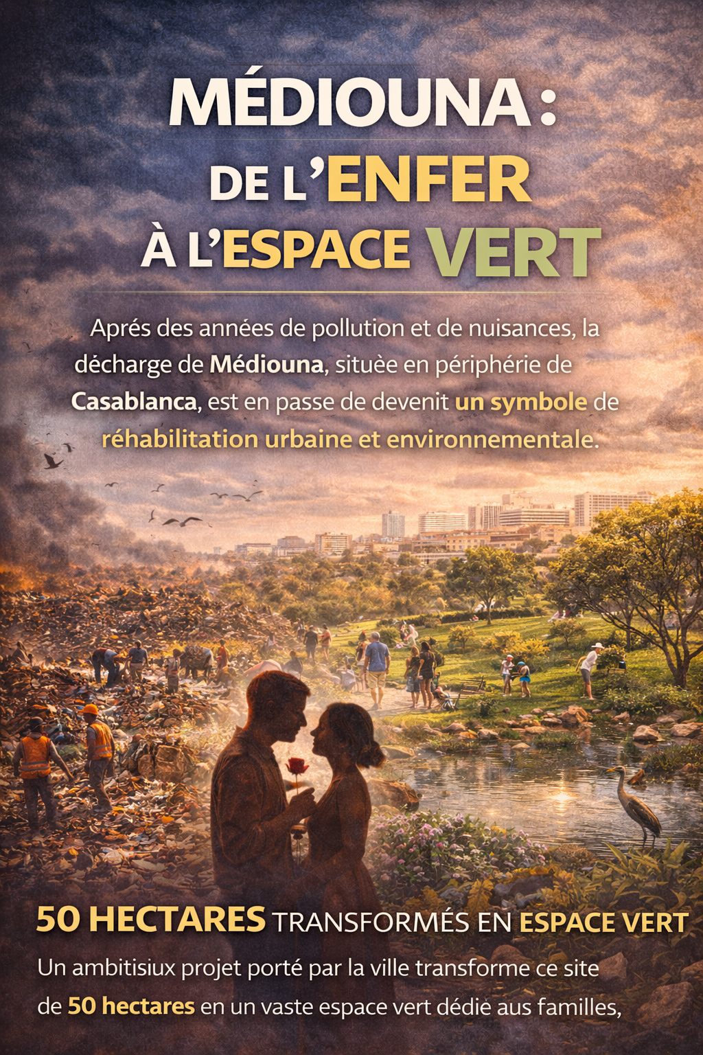 La décharge de Médiouna en passe de devenir un symbole environnementale