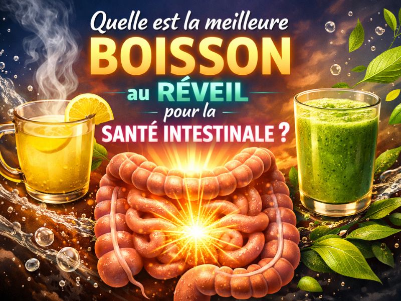 Quelle est la meilleure boisson au réveil pour la santé intestinale ?