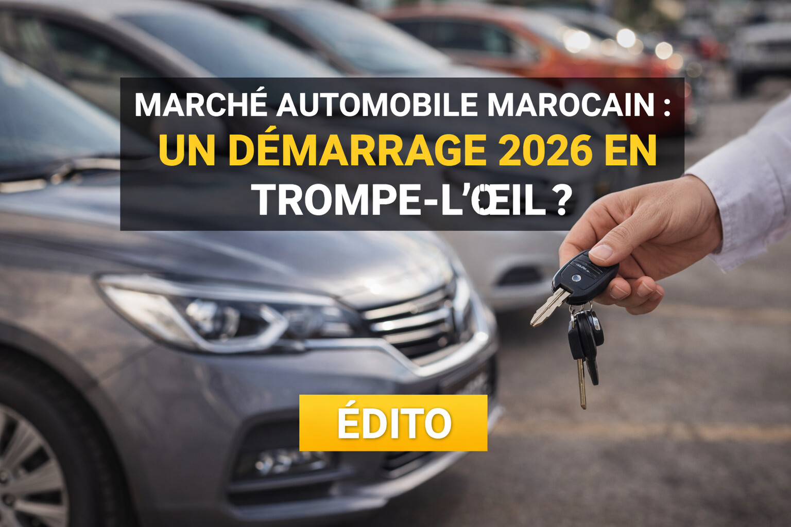 Marché automobile marocain : un démarrage 2026 en trompe-l’œil ?