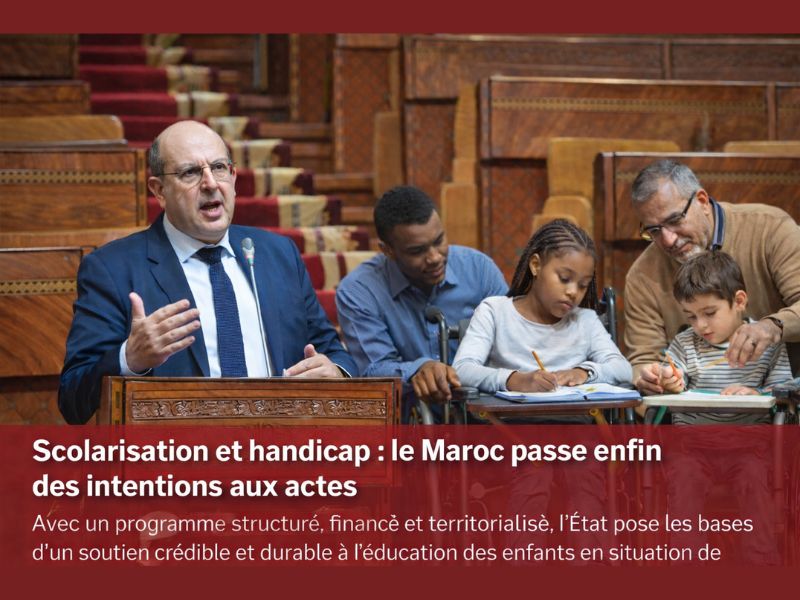 Scolarisation et handicap : le Maroc passe enfin des intentions aux actes