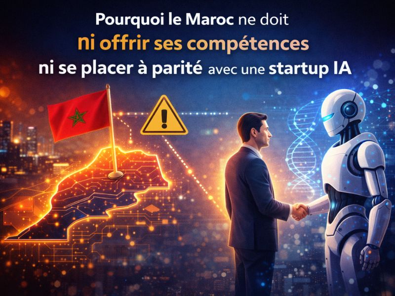 Pourquoi le Maroc ne doit ni offrir ses compétences ni se placer à parité avec une startup IA