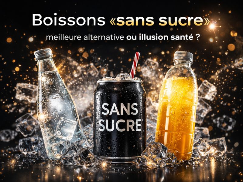 Boissons “sans sucre” : meilleure alternative ou illusion santé ?