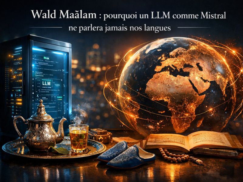 Wald Maâlam : pourquoi un LLM comme Mistral ne parlera jamais nos langues