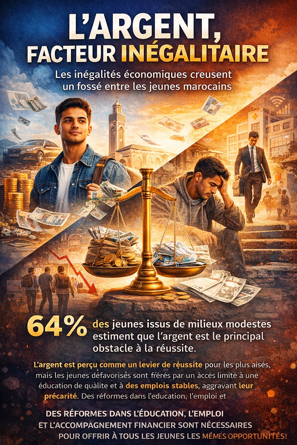 ​L’argent, ce puissant révélateur d’inégalités