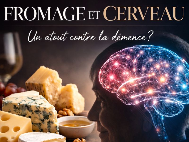Fromage et cerveau : une étude ouvre la piste d’un rôle protecteur contre la démence