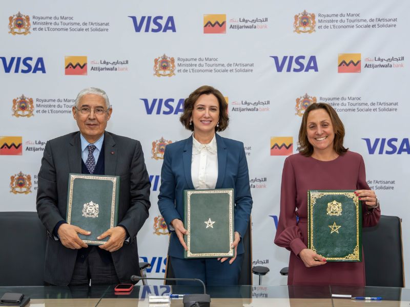 Stay Cashless : Attijariwafa bank et Visa accélèrent le paiement touristique