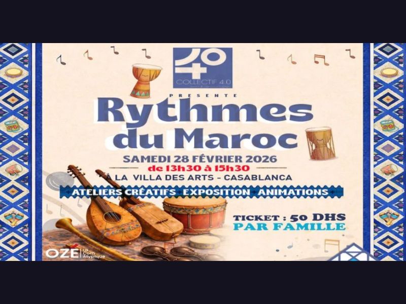"Rythmes du Maroc": une escale familiale et immersive à la Villa des Arts de Casablanca