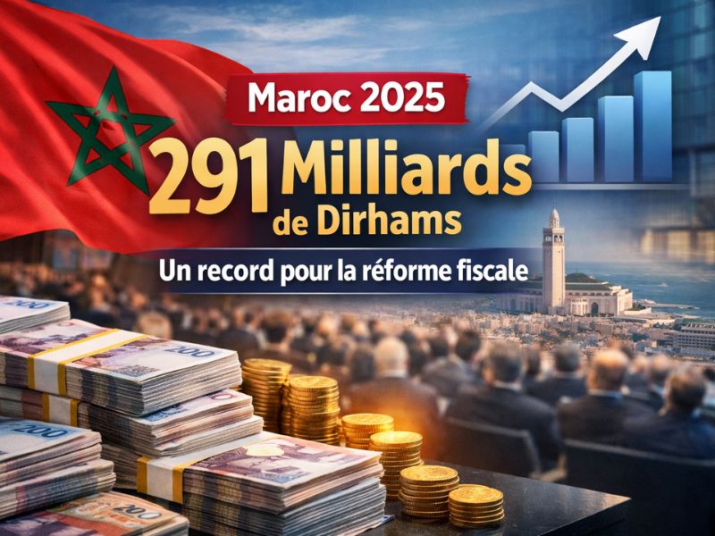 Recettes fiscales :  un record  de 291 milliards de dirhams en 2025