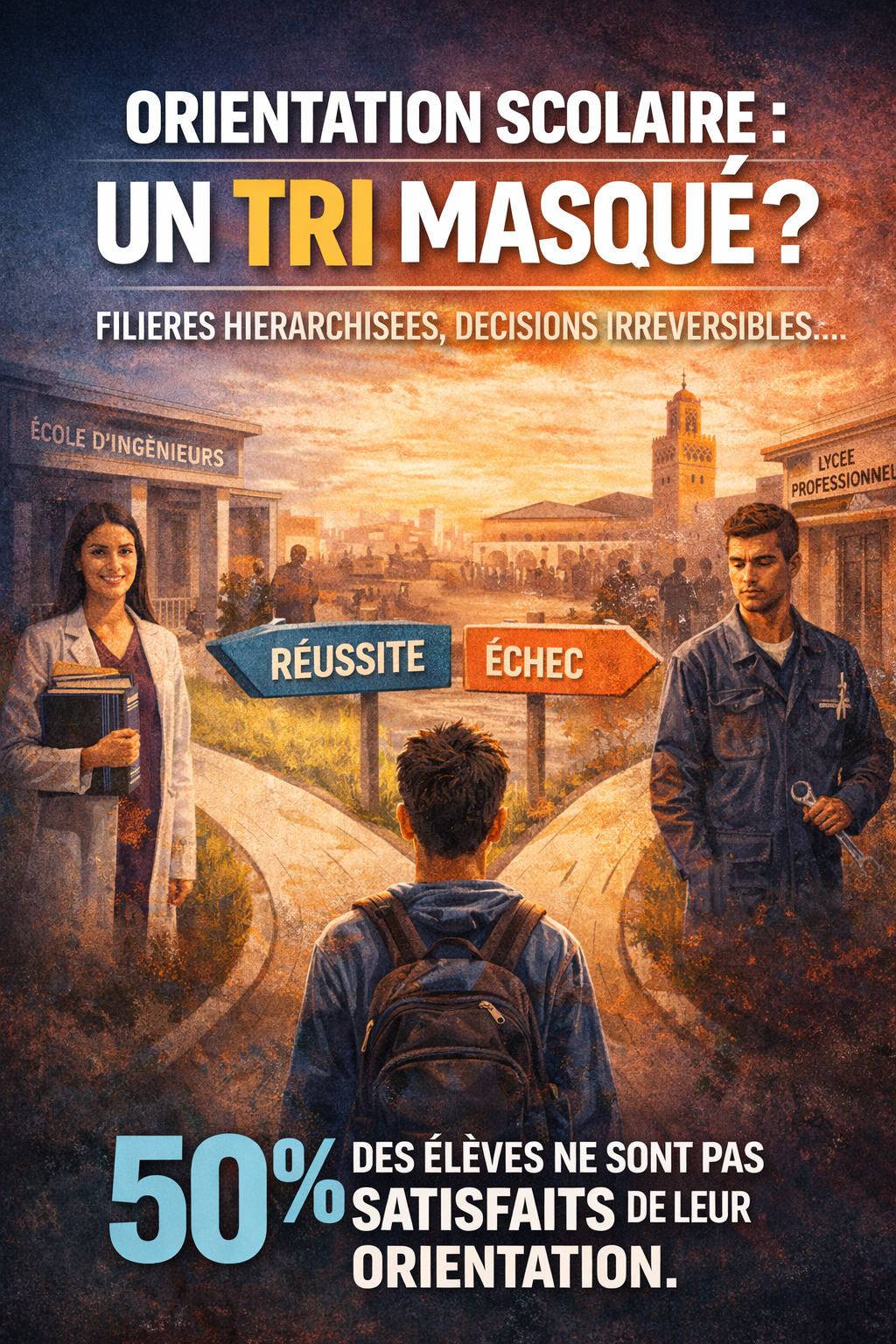 ​Orientation scolaire : un système qui trie plus qu’il n’accompagne