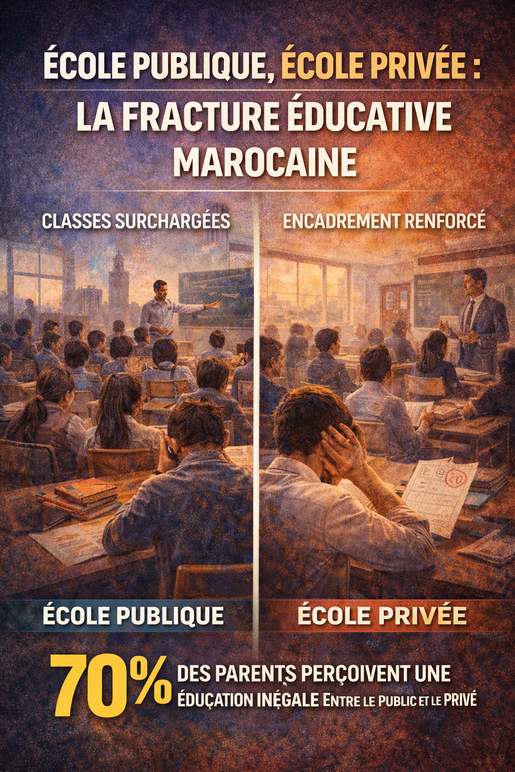 ​École publique, école privée : la fracture éducative marocaine