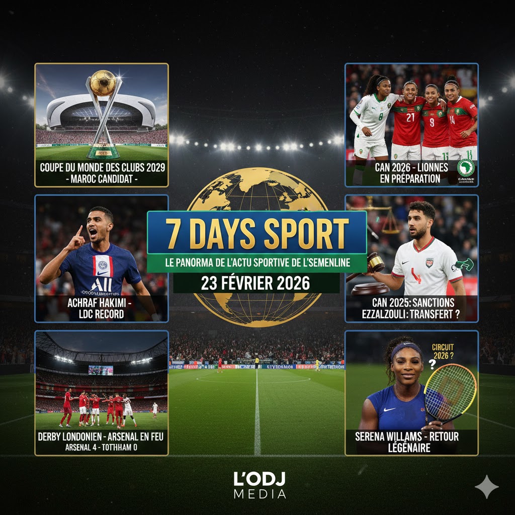 Podcast : l'essentiel de l'actualité Sport de la semaine du 23-02-2026"