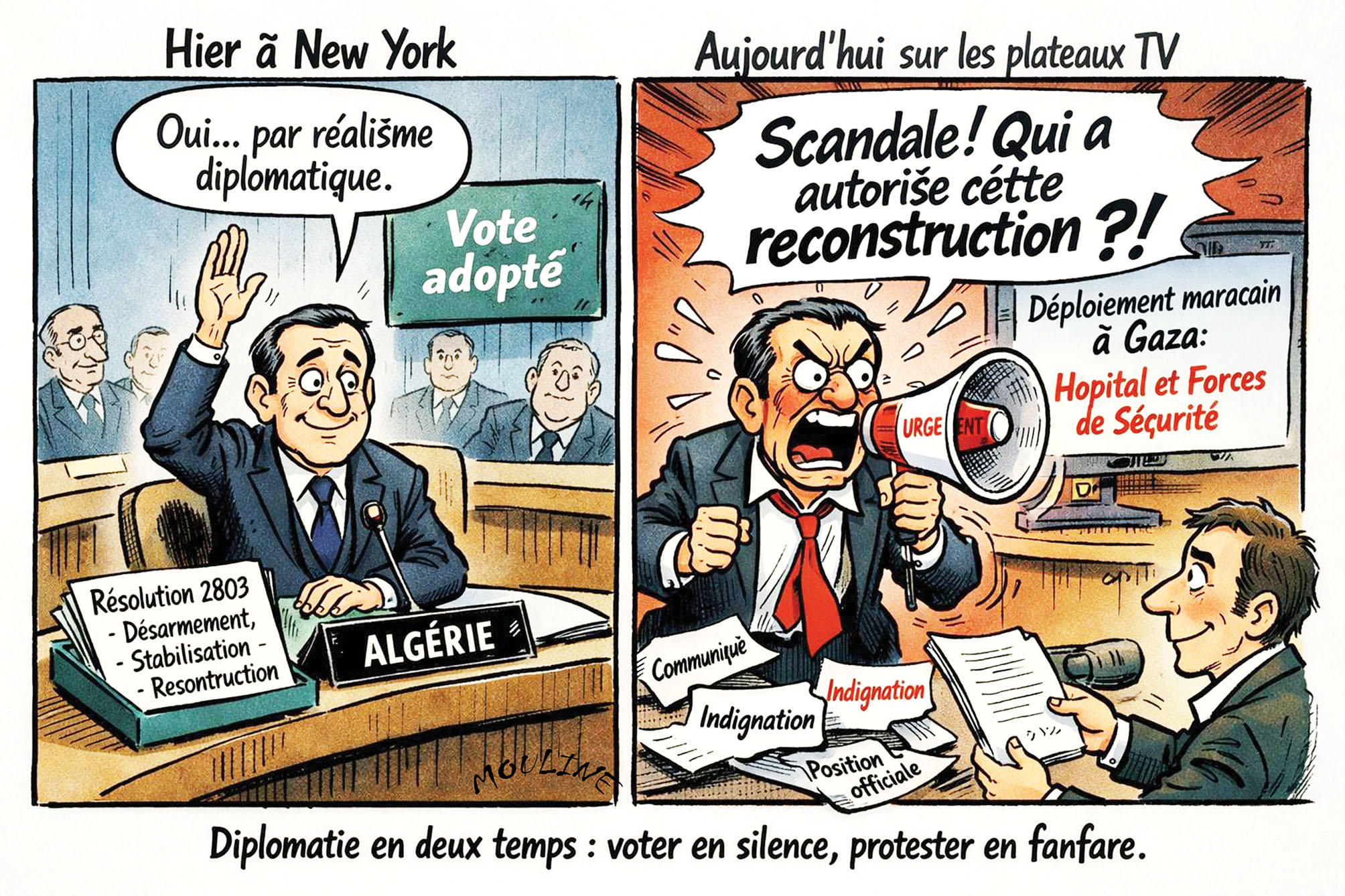 Paix et reconstruction… Le Maroc moteur, Alger spectatrice contrariée