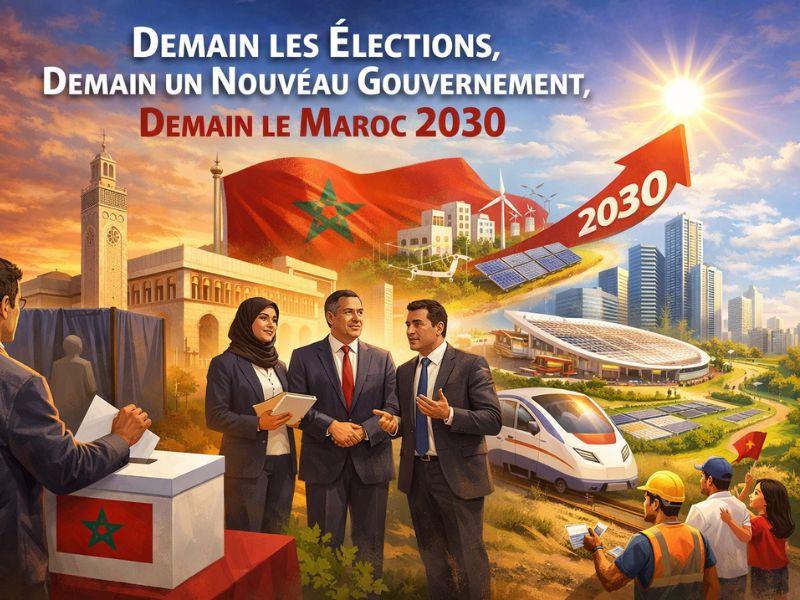 Demain les élections, demain un nouveau gouvernement, demain le Maroc 2030