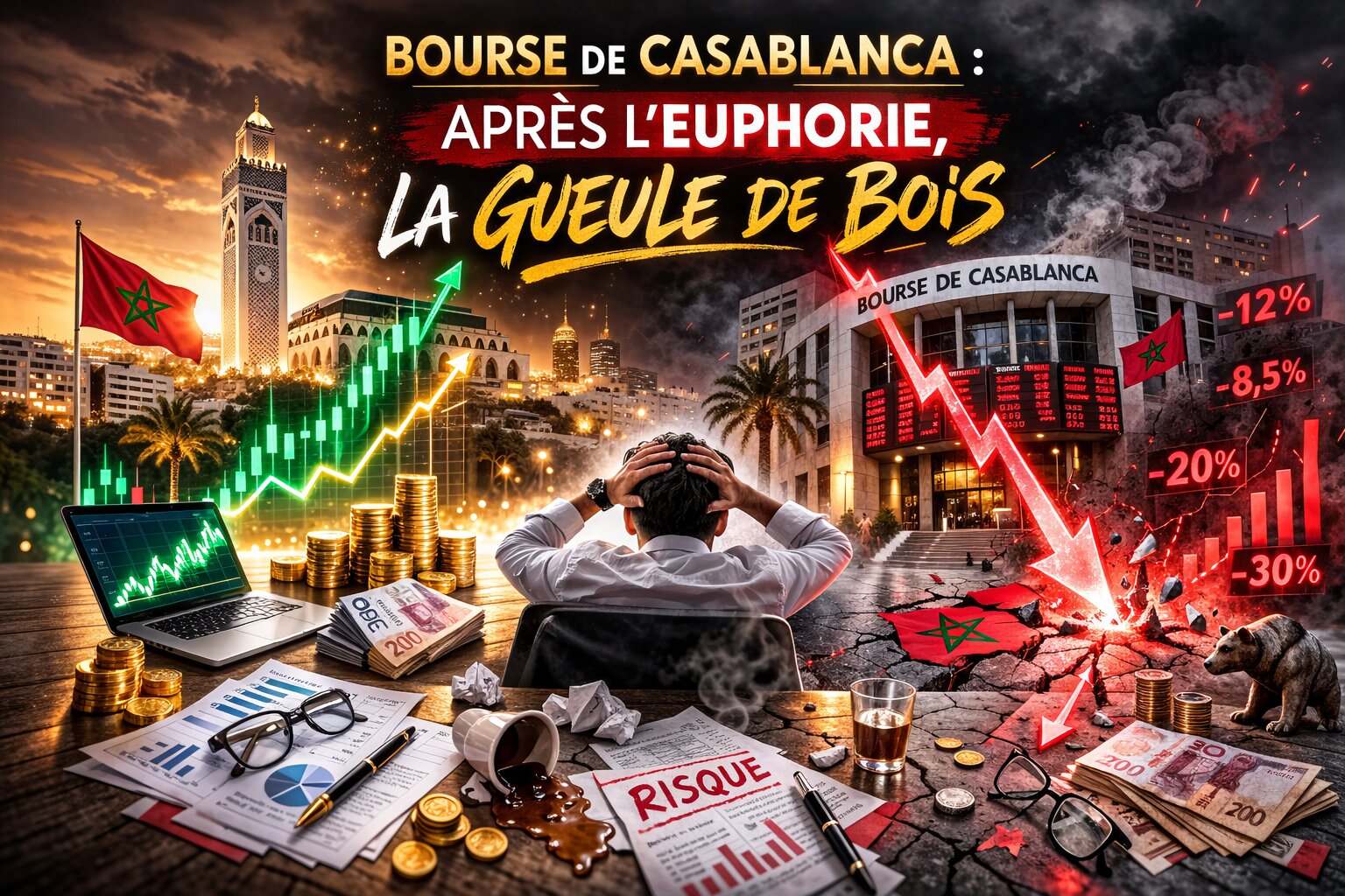 Bourse de Casablanca : après l’euphorie, la gueule de bois..
