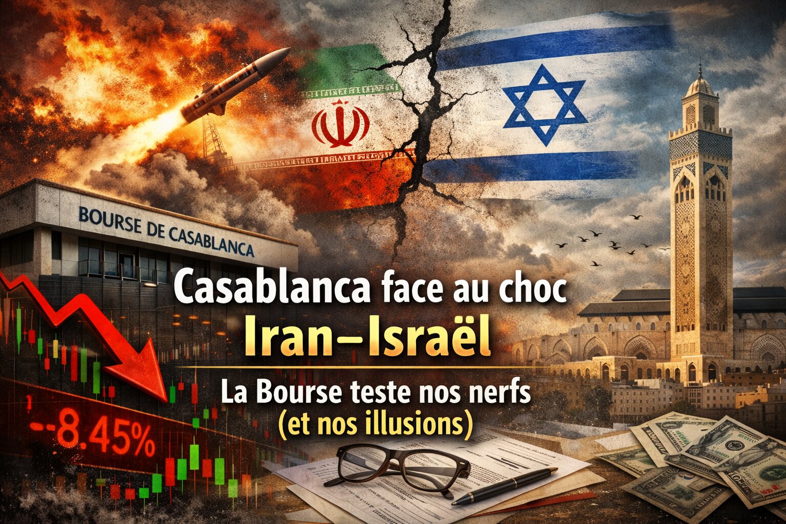 Casablanca face au choc Iran–Israël : la Bourse teste nos nerfs (et nos illusions)