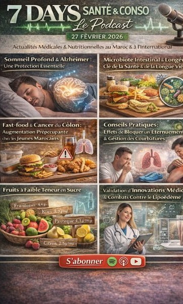 Podcast : l'essentiel de l'actualité Santé & Conso de la semaine du 27-02-2026"
