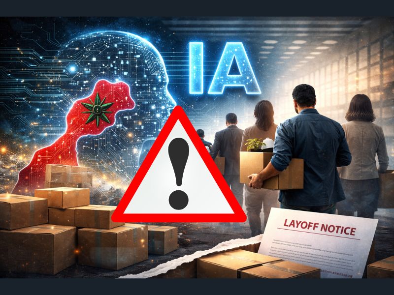 ​L’IA ne licencie pas encore massivement au Maroc. Mais elle a déjà commencé ailleurs.