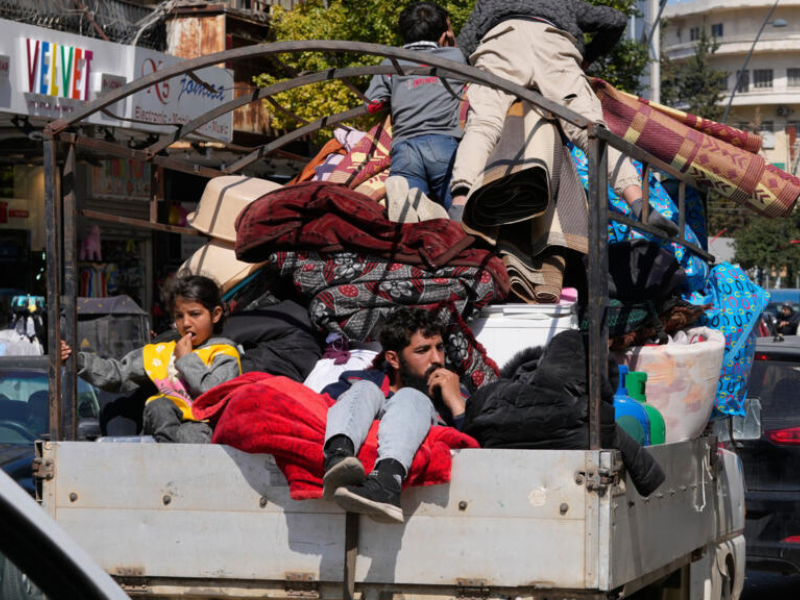 Guerre au Moyen-Orient : au moins 30.000 déplacés au Liban après les frappes israéliennes