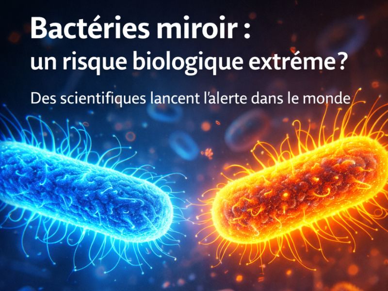 Bactéries miroir : un avertissement mondial face à une menace biologique potentielle