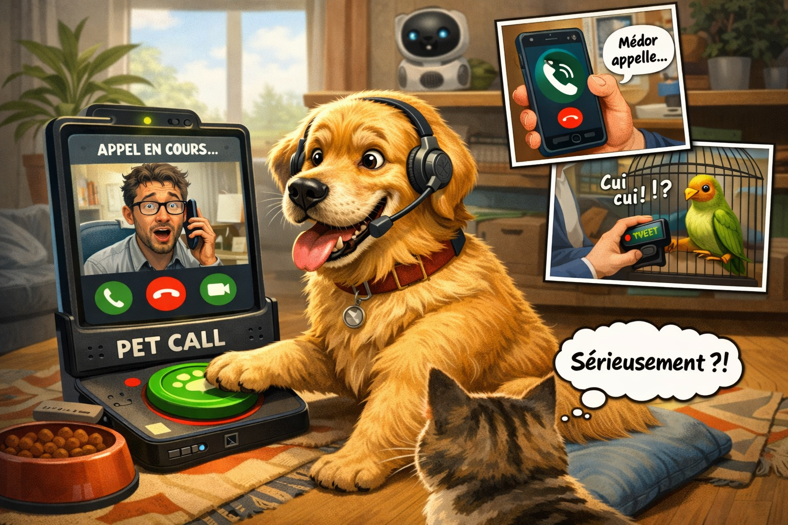 Les animaux pourront-ils bientôt “appeler” leurs propriétaires ?