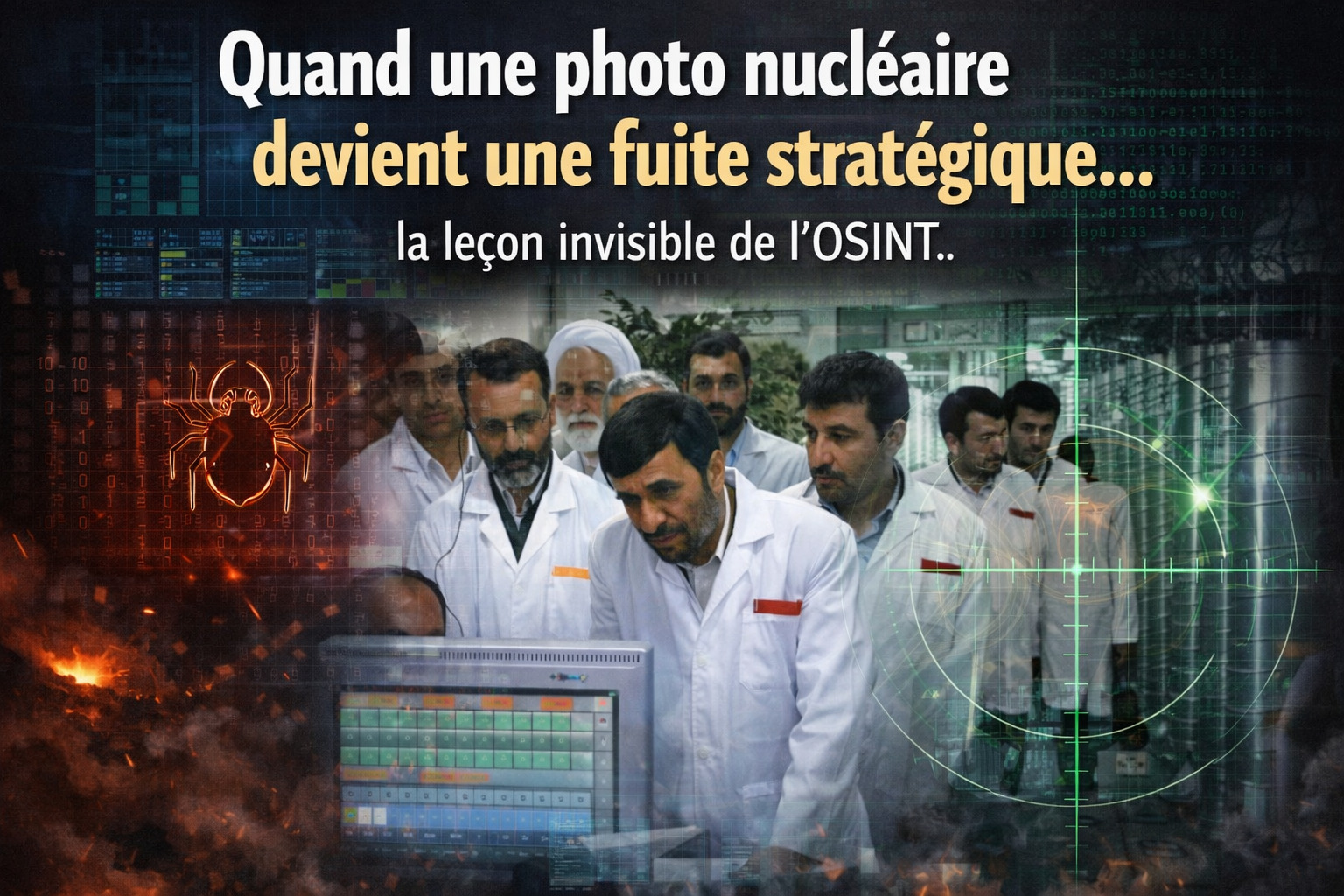 Quand une photo nucléaire devient une fuite stratégique.. la leçon invisible de l’OSINT..