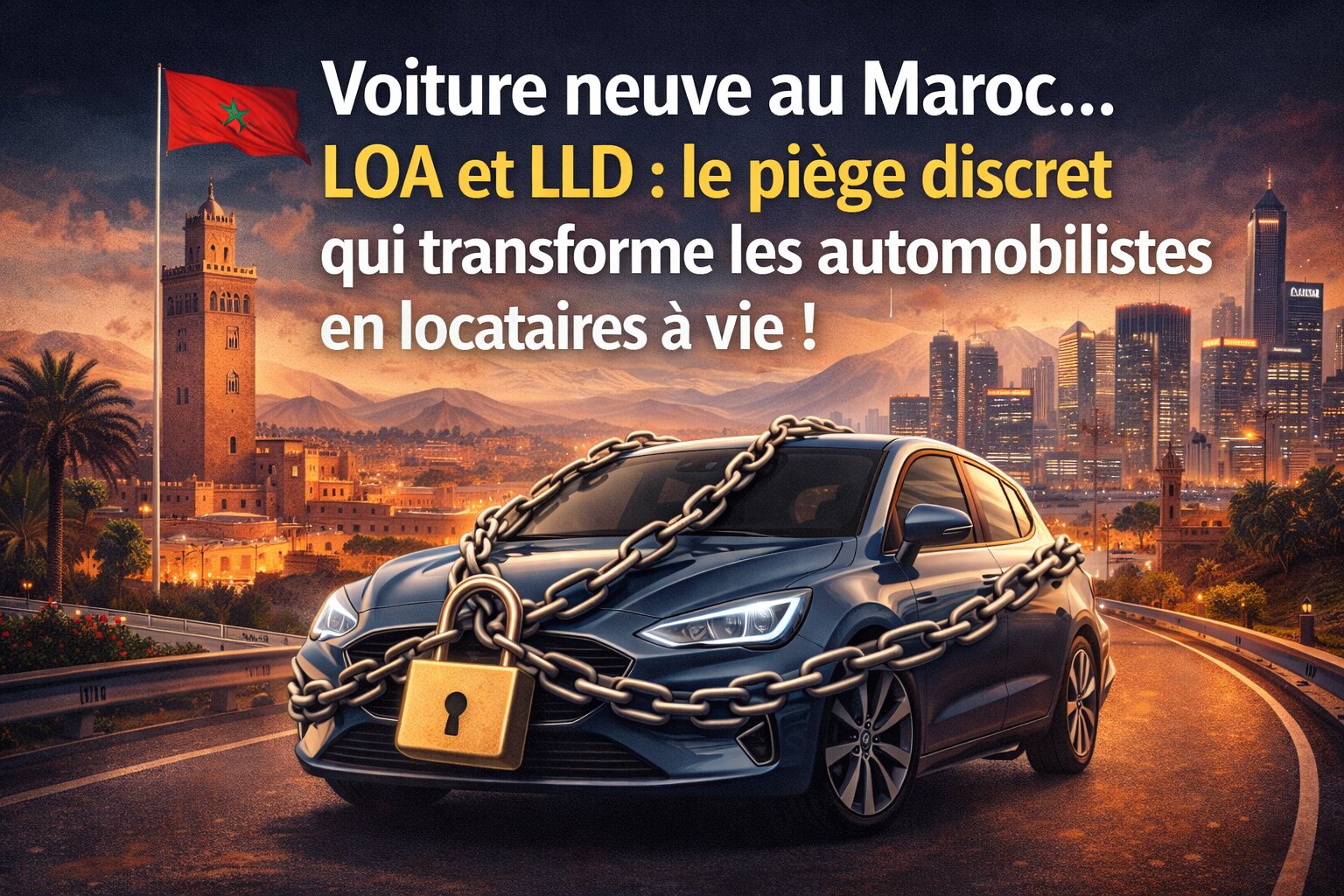 Voiture neuve au Maroc.. LOA et LLD : le piège discret qui transforme les automobilistes en locataires à vie !