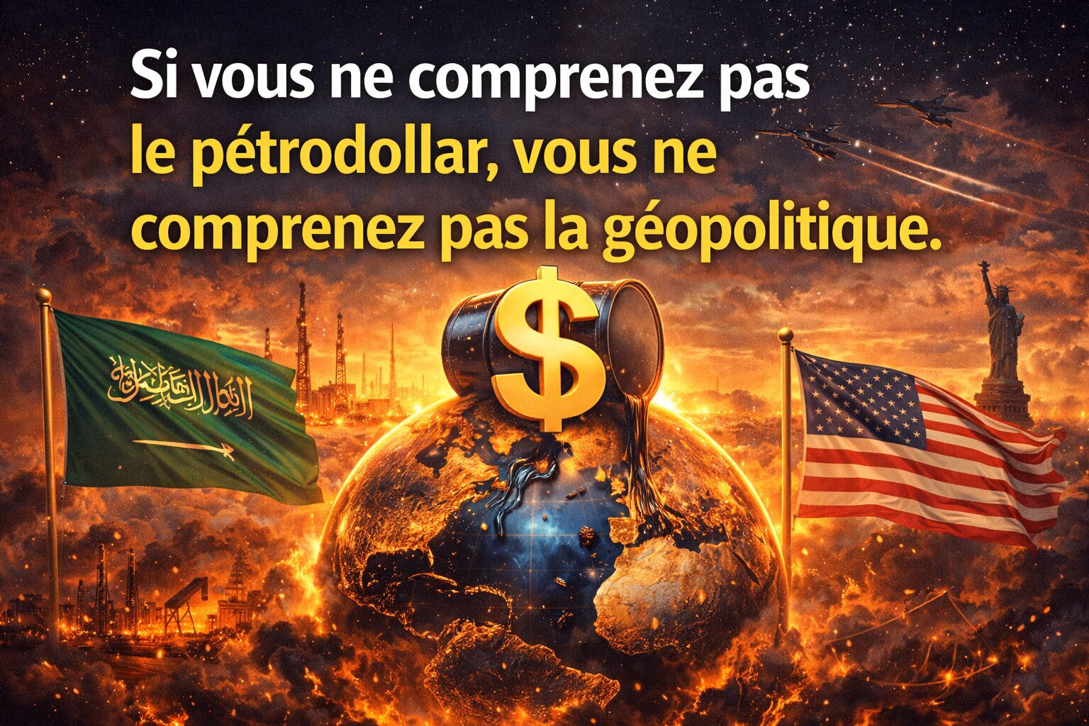 Si vous ne comprenez pas le pétrodollar, vous ne comprenez pas la géopolitique..