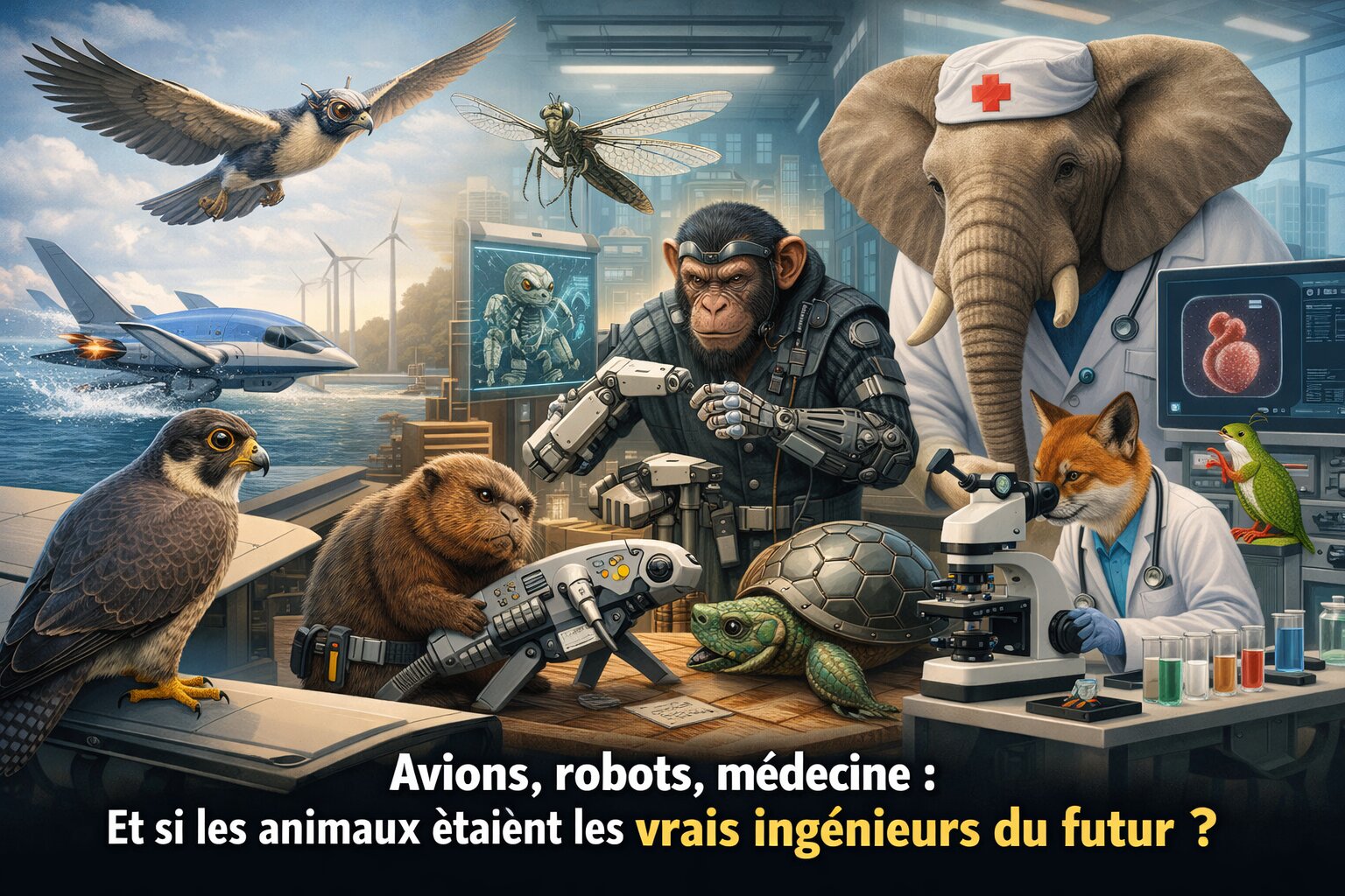 Avions, robots, médecine : et si les animaux étaient les vrais ingénieurs du futur ?