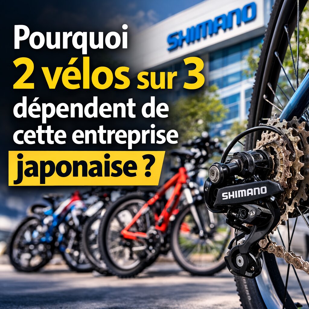 Pourquoi 2 vélos sur 3 dépendent de cette entreprise japonaise ?