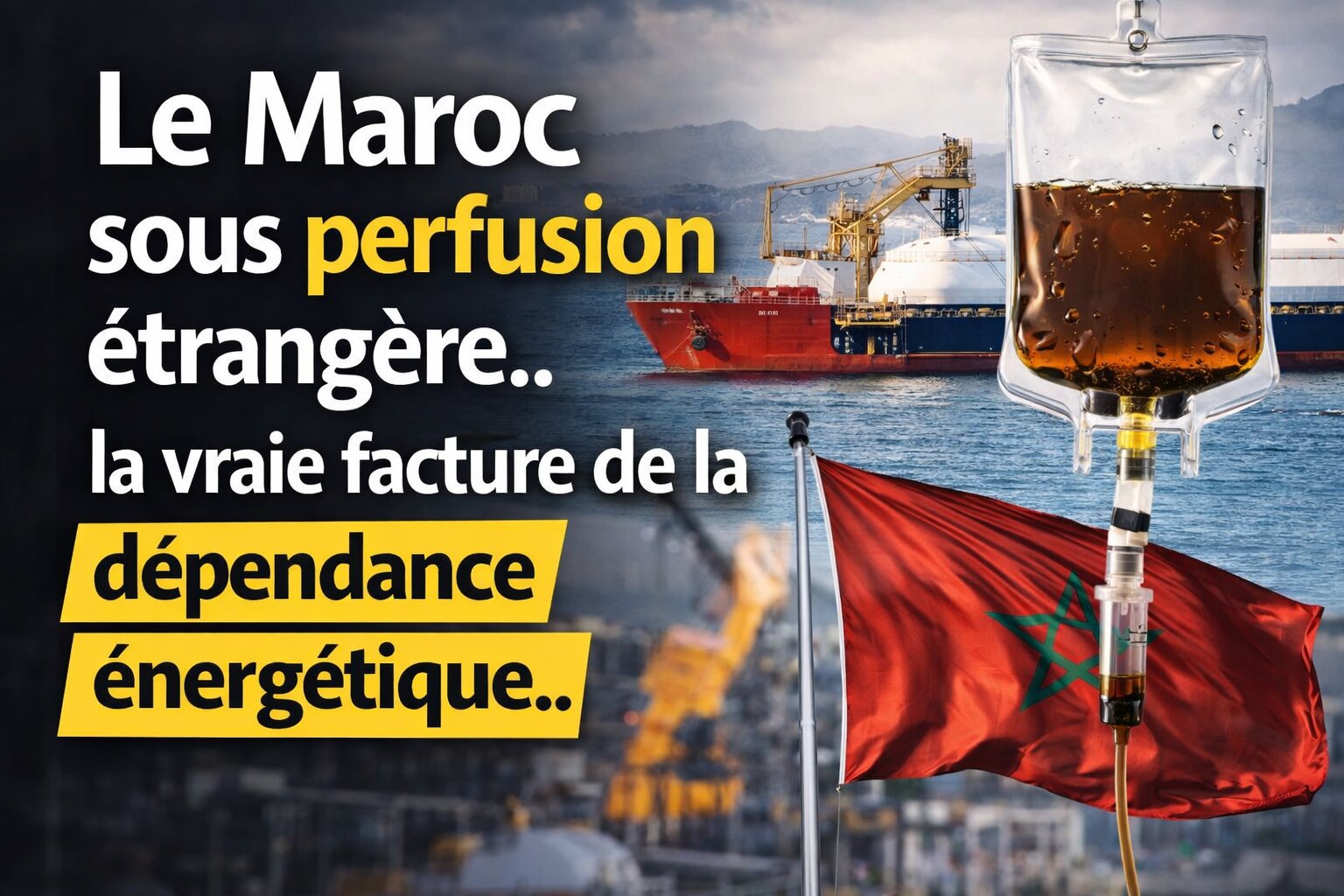 Le Maroc sous perfusion étrangère.. la vraie facture de la dépendance énergétique..