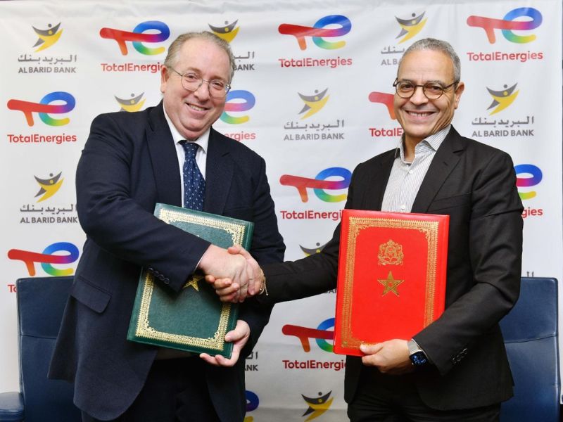 Al Barid Bank débarque dans les stations TotalEnergies