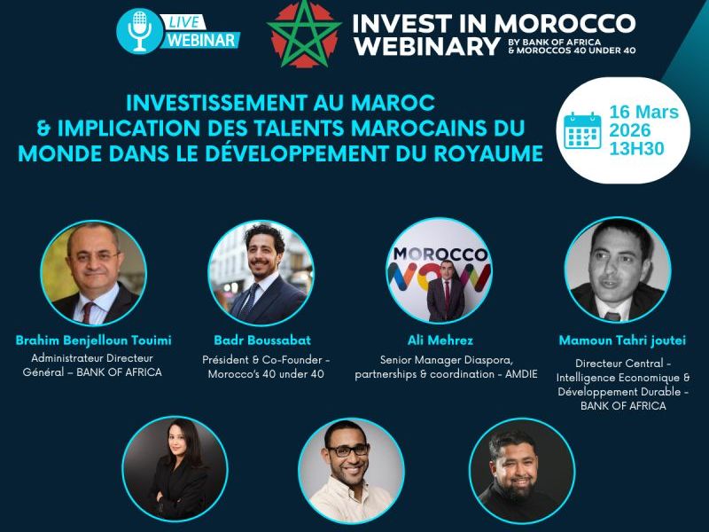 Invest in Morocco Webinary : la diaspora au cœur de l’investissement