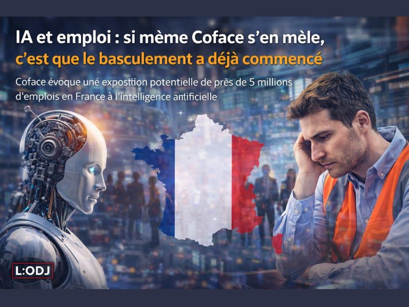​IA et emploi : si même Coface s’en mêle, c’est que le basculement a déjà commencé