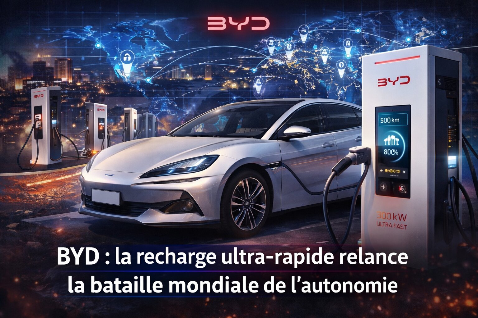 BYD : la recharge ultra-rapide relance la bataille mondiale de l’autonomie