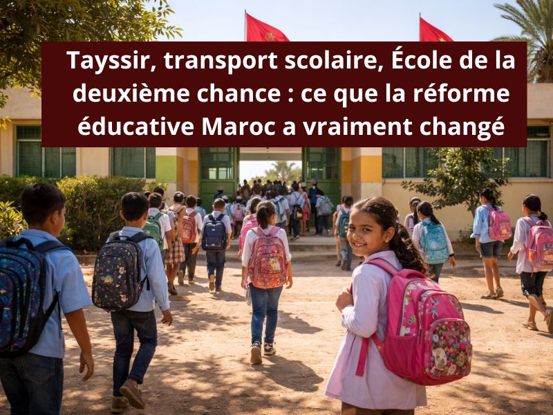 École au Maroc : la grande victoire sur la non-scolarisation