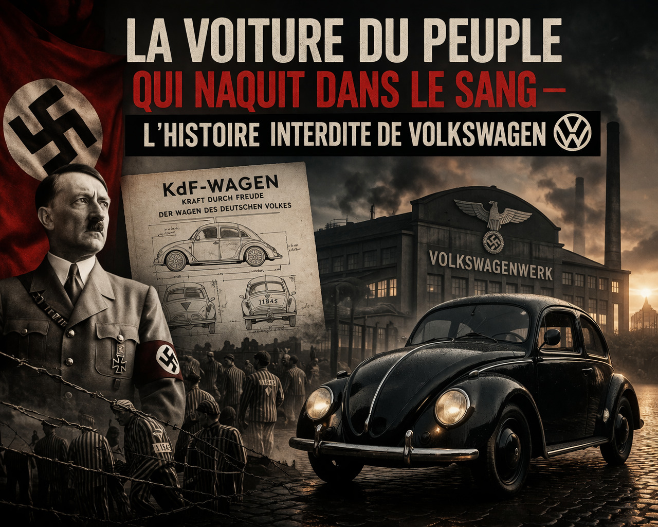 ​La voiture du peuple qui naquit dans le sang : l'histoire interdite de Volkswagen