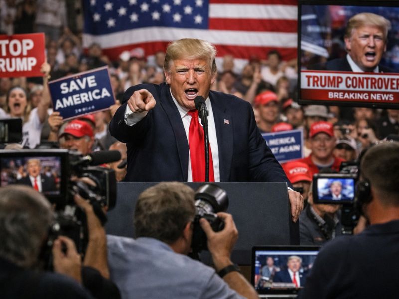 ​La communication trumpéenne : une politique du choc permanent