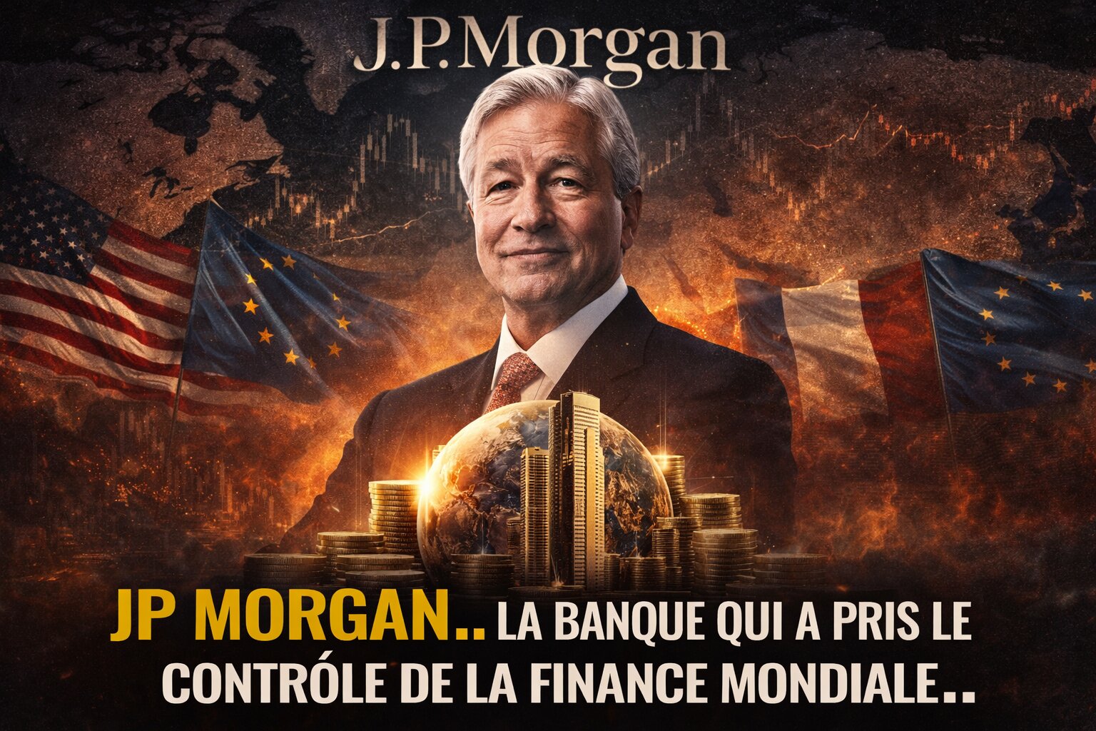  JP Morgan.. La banque qui a pris le contrôle de la finance mondiale..