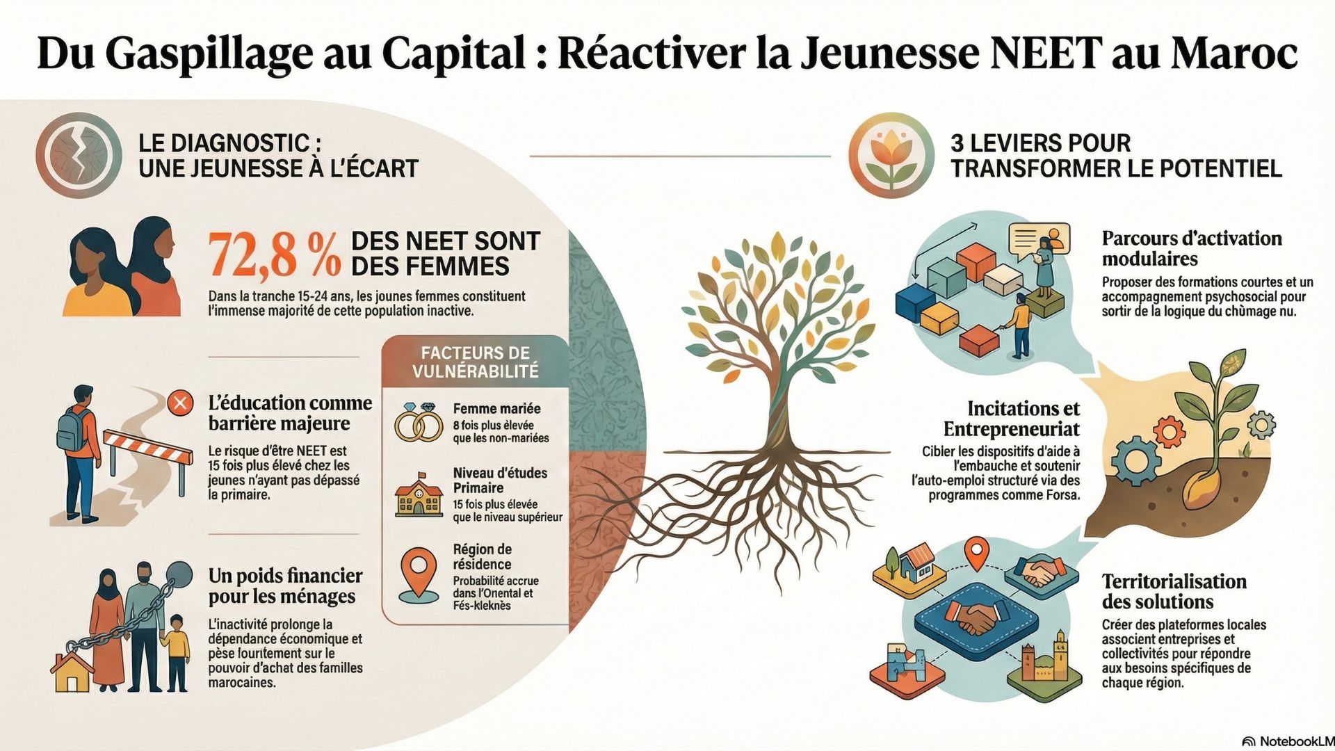 Jeunes non actifs (NEET) : comment transformer un coût social en force de valeur pour les familles et le pays