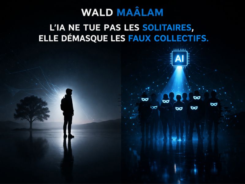 Wald Maâlam : l’IA ne tue pas les solitaires, elle démasque les faux collectifs
