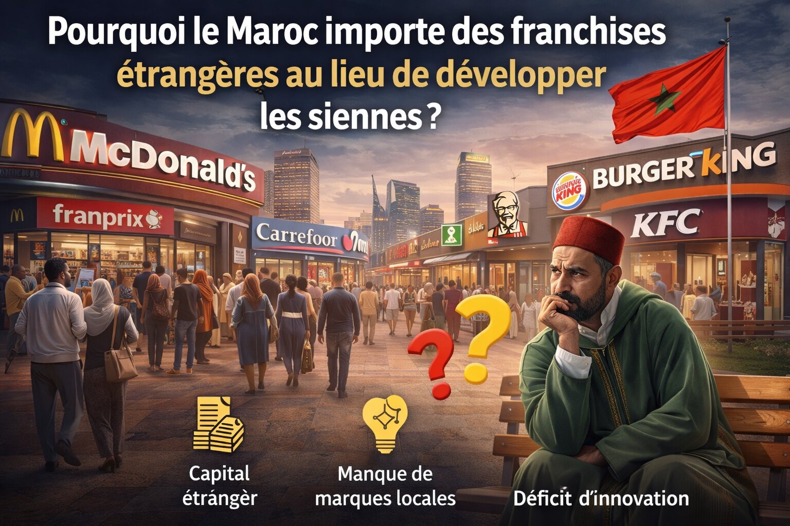 Pourquoi le Maroc importe des franchises étrangères au lieu de développer les siennes ? 