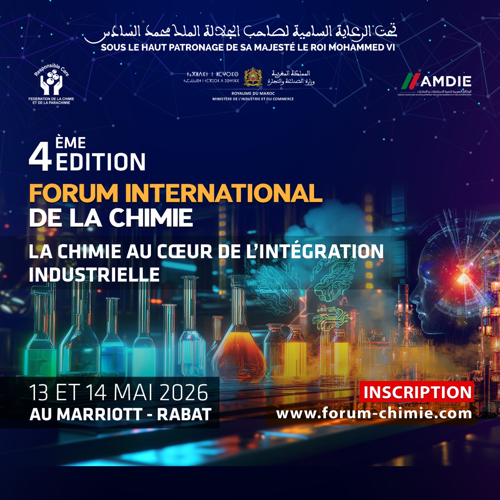 ​Rabat accueillera les 13 et 14 mai la 4e édition du Forum International de la Chimie