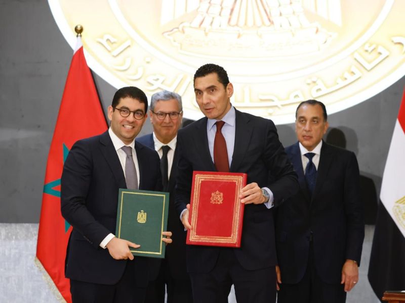 Maroc‑Égypte : signature de 12 accords pour dynamiser économie, jeunesse et innovation