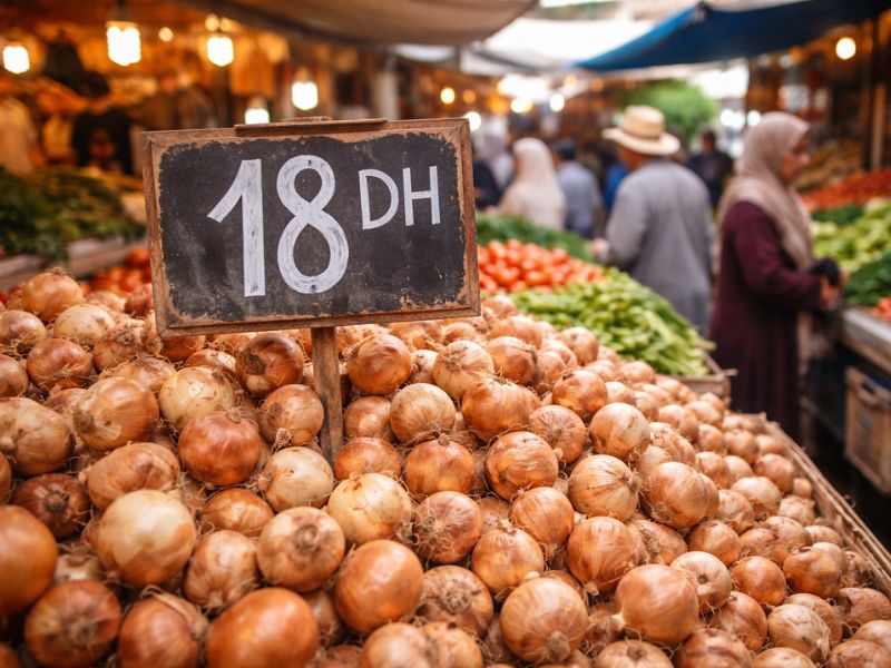 ​L’oignon à 18 DH, le nouveau signal d’alerte sur le pouvoir d’achat au Maroc