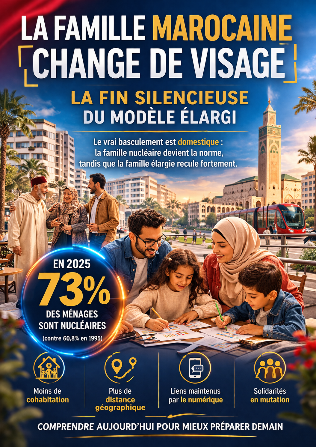 La famille marocaine change de visage : la fin silencieuse du modèle élargi
