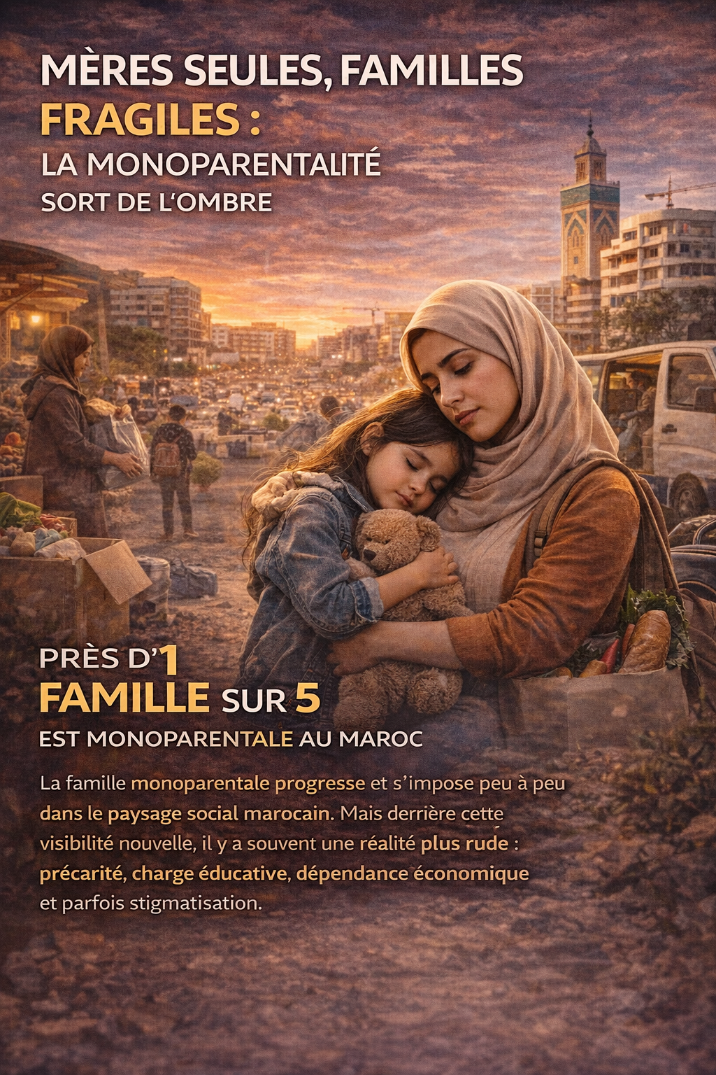 Mères seules, familles fragiles : la monoparentalité sort de l’ombre