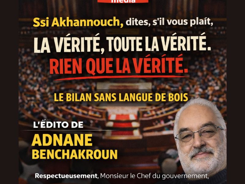 Ssi Akhannouch, dites, s’il vous plaît, la vérité. Toute la vérité. Rien que la vérité.