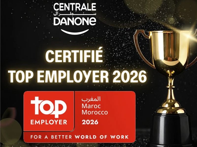 Centrale Danone parmi les meilleurs employeurs en 2026