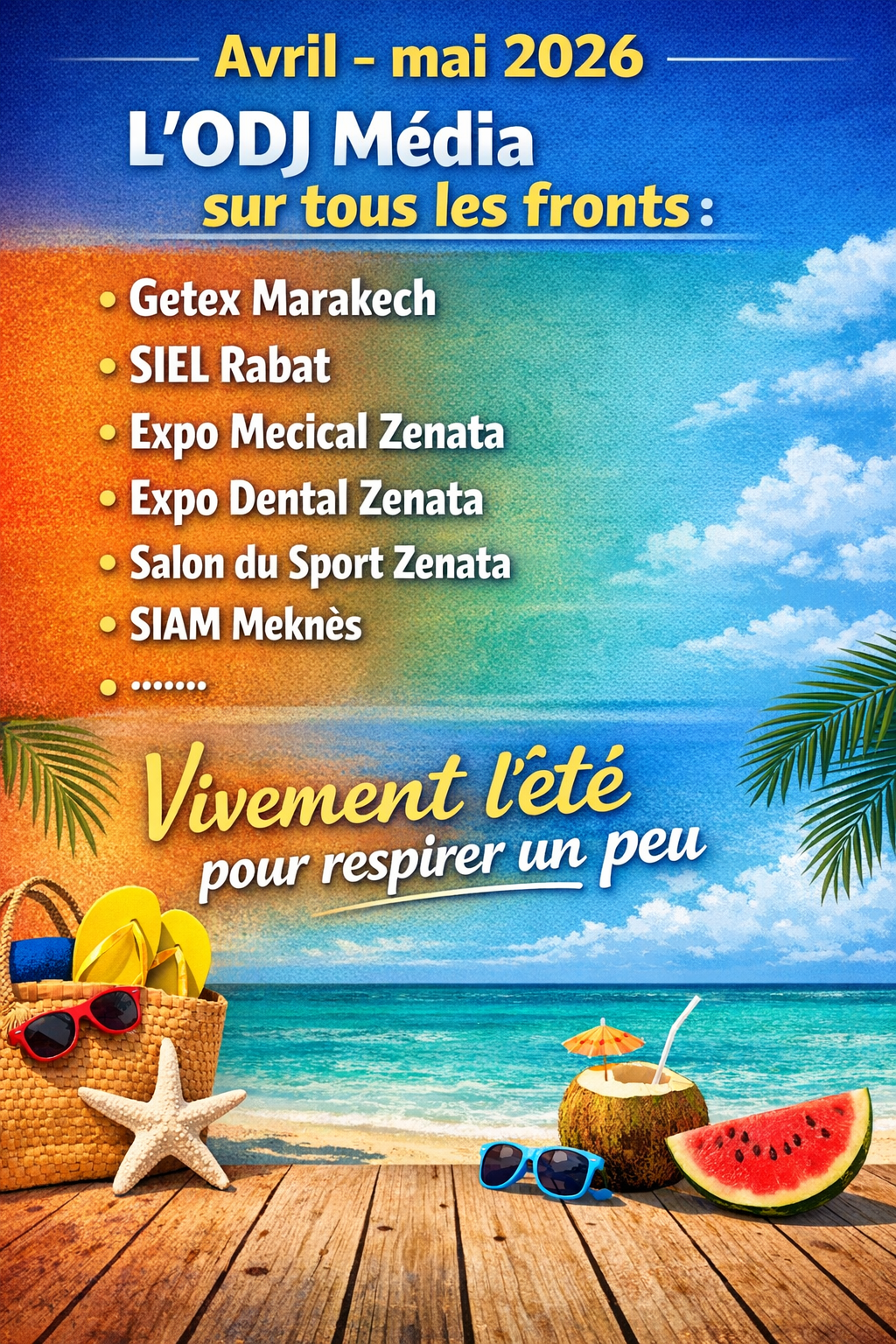 Avril - mai 2026 / L'ODJ Média sur tous les fronts