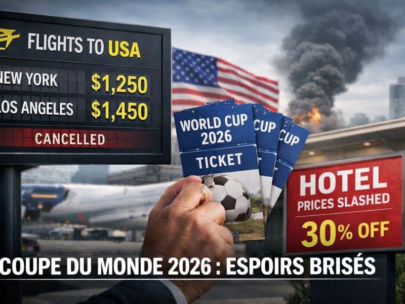Mondial 2026 aux États-Unis : hôtels en repli, billets hors sol, guerre en Iran… le grand refroidissement